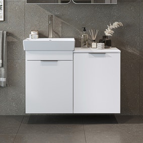 Dubai 2 Door Vanity Unit with Laundry Basket
