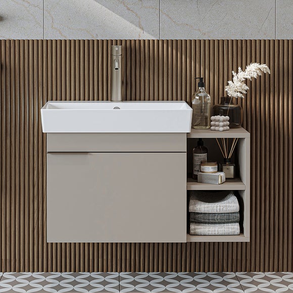 Likya Vanity Unit with Open Shelving