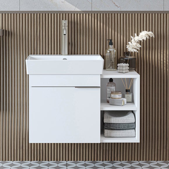 Likya Vanity Unit with Open Shelving