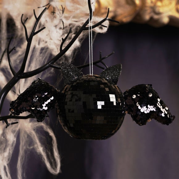 Photo 1 of Hocus Pocus Hanging Disco Bat Decoration