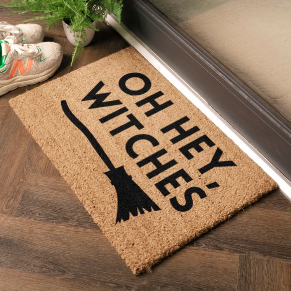 Artsy Mats Oh Hey Witches Coir Doormat