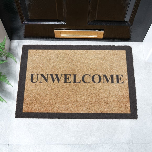 Artsy Mats Unwelcome Coir Doormat