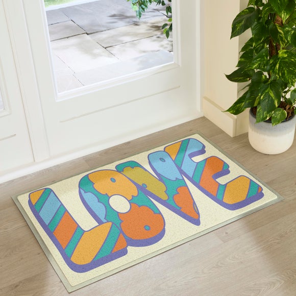 Artsy Mats Elizabeth Olwen Love Indoor Outdoor Doormat