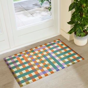 Artsy Mats Elizabeth Olwen Pixels Indoor Outdoor Doormat