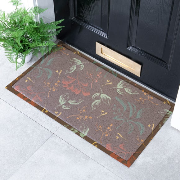 Artsy Mats Sketch Autumn Leaves Indoor Outdoor Doormat
