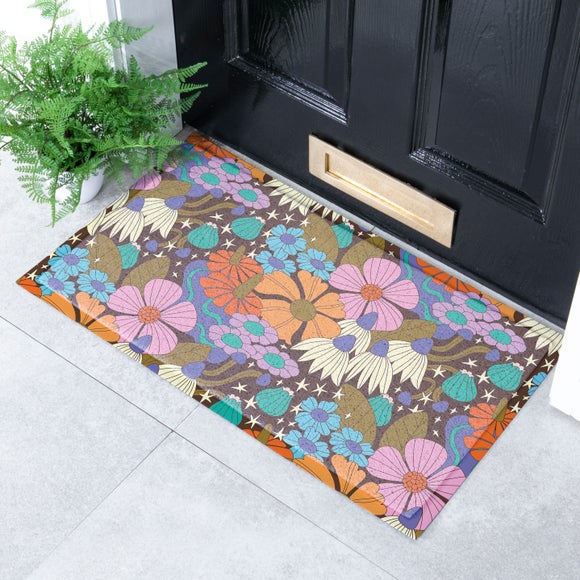 Artsy Mats Elizabeth Olwen Magic Florals Indoor Outdoor Doormat