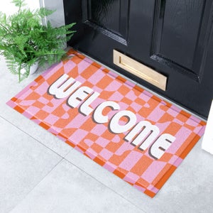 Artsy Mats Elizabeth Olwen Welcome Wavey Indoor Outdoor Doormat