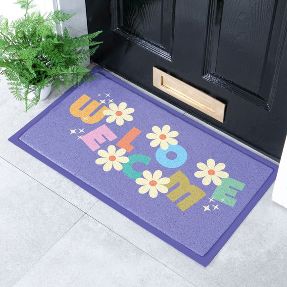 Artsy Mats Elizabeth Olwen Welcome Indoor Outdoor Doormat