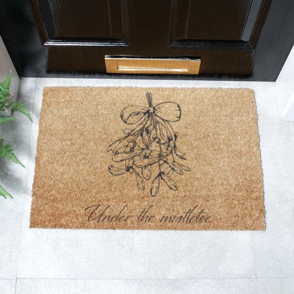 Artsy Mats Mistletoe Lines Coir Doormat