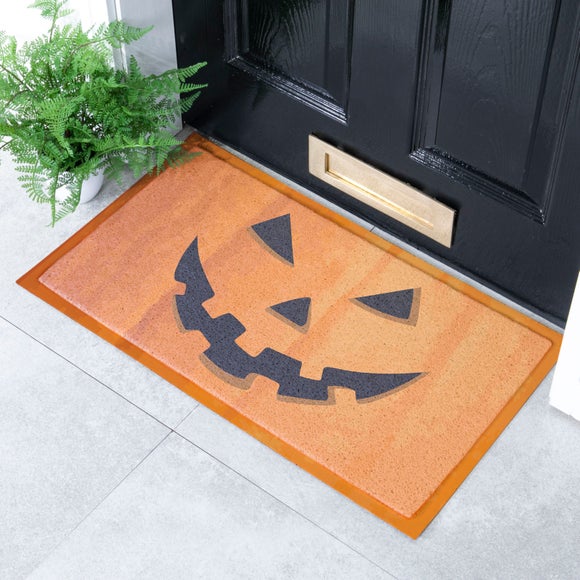Artsy Mats Jack o lantern Indoor Outdoor Doormat