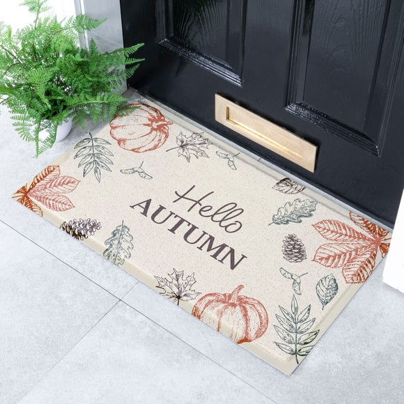 Artsy Mats Hello Autumn Indoor Outdoor Doormat