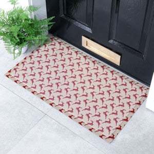 Artsy Mats Jumping Reindeer Indoor Outdoor Doormat