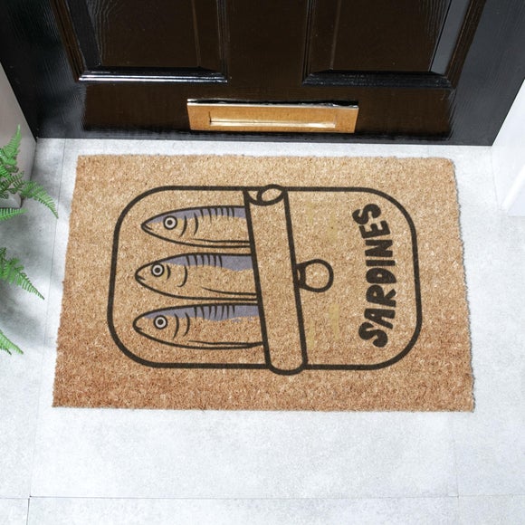 Artsy Mats Sardine Tin Coir Doormat