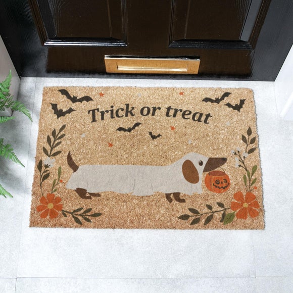 Artsy Mats Trick Or Treat Coir Doormat