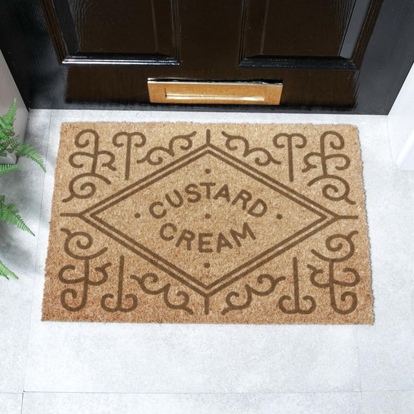Artsy Mats Custard Cream Coir Doormat
