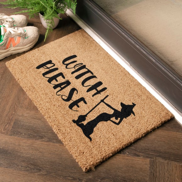 Artsy Mats Witch Please Coir Doormat