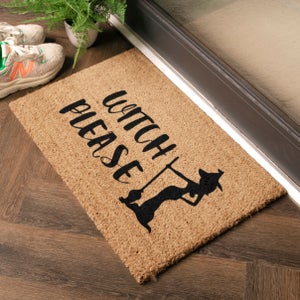 Artsy Mats Witch Please Coir Doormat