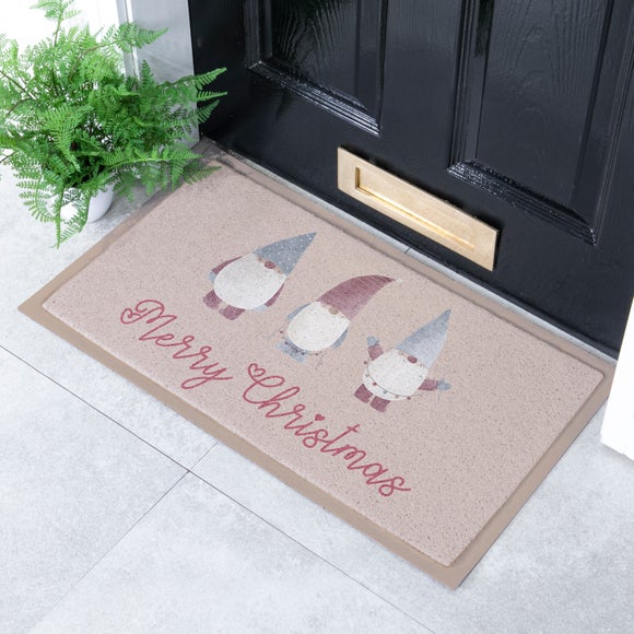 Artsy Mats Gnome Merry Christmas Indoor Outdoor Doormat