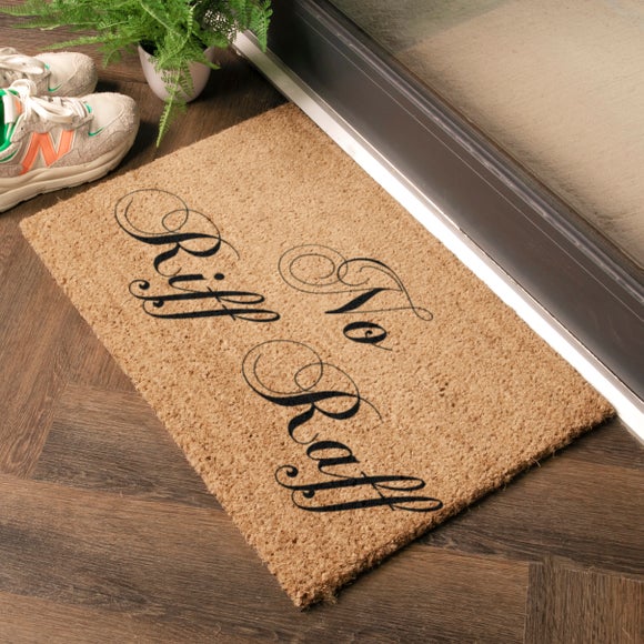 Artsy Mats No Riff Raff Coir Doormat