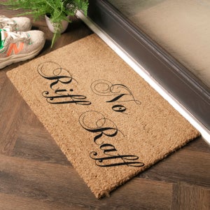 Artsy Mats No Riff Raff Coir Doormat