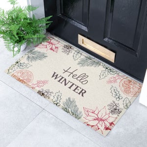 Artsy Mats Hello Winter Indoor Outdoor Doormat