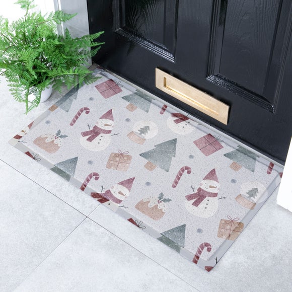Artsy Mats Snowman Indoor Outdoor Doormat