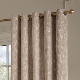 Paoletti Aurelio Chenille Eyelet Curtains