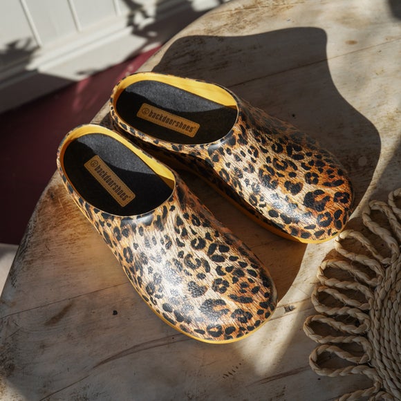View Backdoorshoes Womens Garden And Leisure Leopard Clogs View Backdoorshoes Womens Garden And Leisure Leopard Clogs