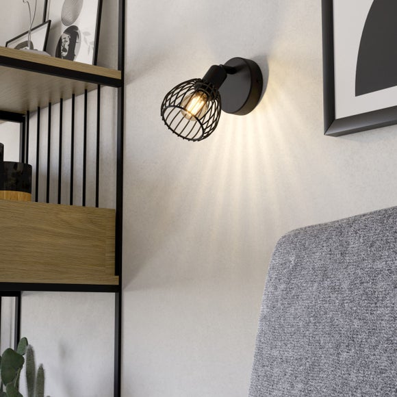 EGLO Sonnino Industrial Adjustable Wall Light