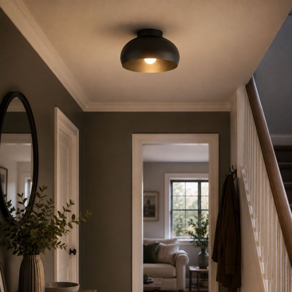 EGLO Mogano Semi Flush Ceiling Light
