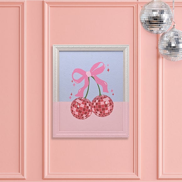 The Feel Good Club Disco Cherry Wall Art
