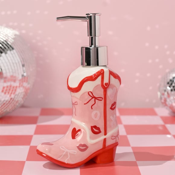 The Feel Good Club Cowboy Boot Soap Dispenser