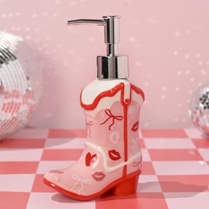 The Feel Good Club Cowboy Boot Soap Dispenser
