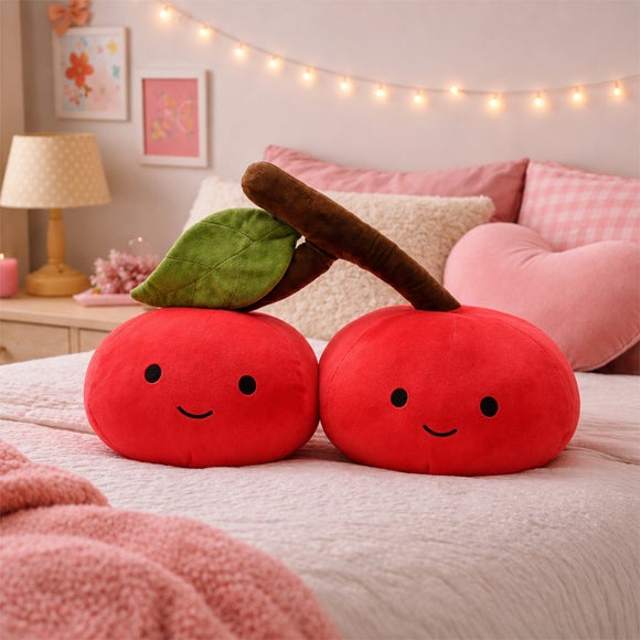 The Feel Good Club Pair Of Cherries Plush