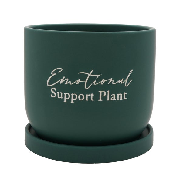 Country Living Emotional Support Plant Ceramic Plant Pot