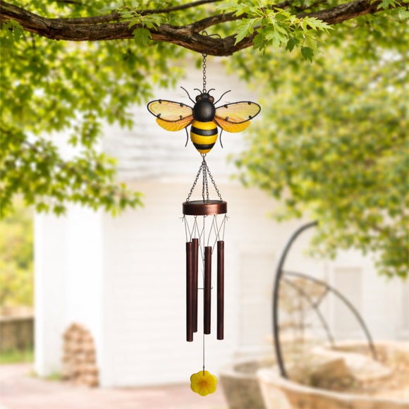 Country Living Bee Solar Wind Chime