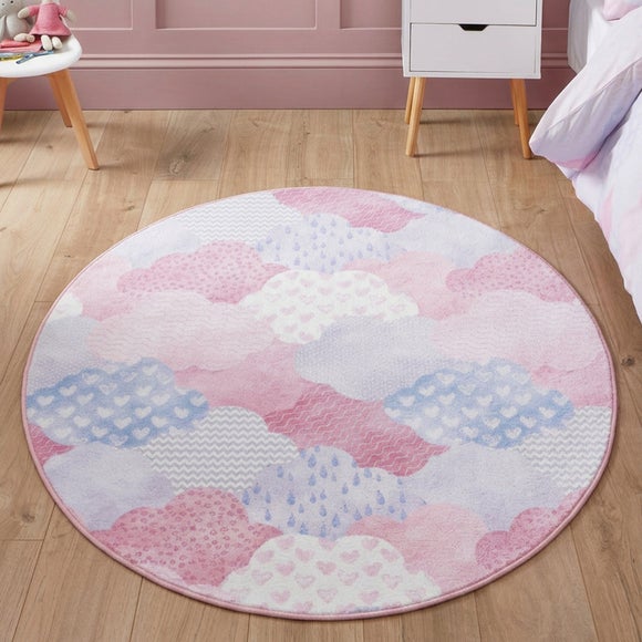 Catherine Lansfield Kids Soft As A Cloud Circle Rug