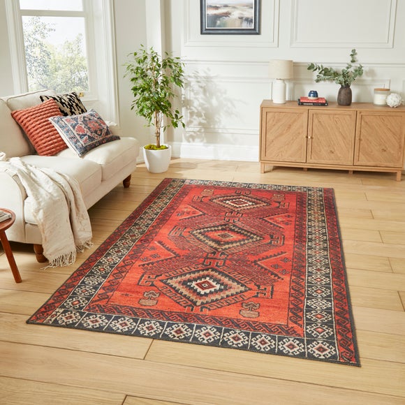 Think Rugs Kashmar Tribal Washable Rug