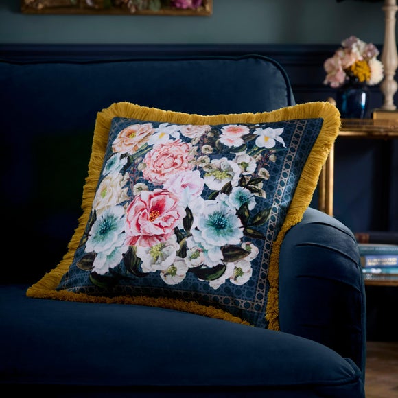 Laurence Llewelyn-Bowen Bouquet List Filled Square Cushion