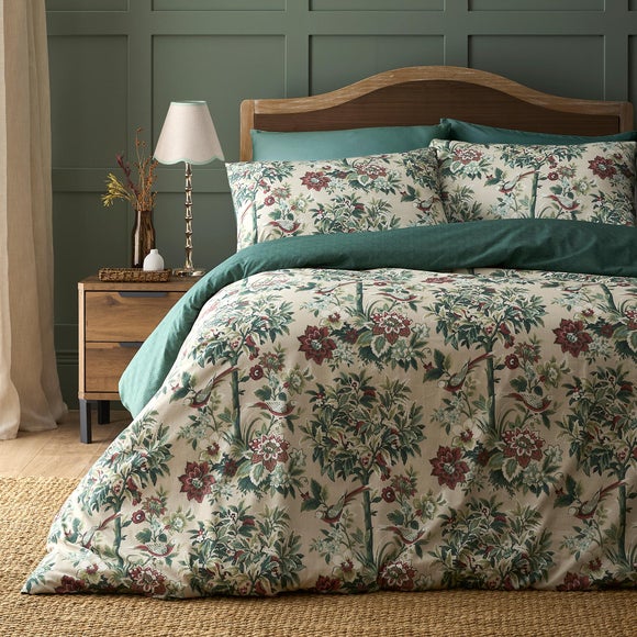 Dreams and Drapes Otillie Tapestry Polycotton Duvet Cover & Pillowcase Set