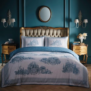 Laurence Llewelyn-bowen Tuscan Toile 100 Cotton Duvet Cover & Pillowcase Set
