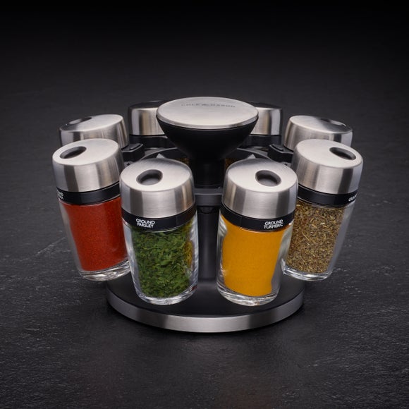 Cole and Mason 8 Jar Herb and Spice Carousel