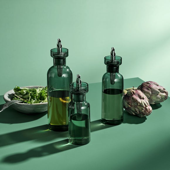 AdHoc Oil & Vinegar Dispenser Set with AromaPour Precise Flow Glass