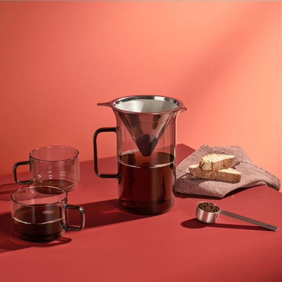 AdHoc Impact Glass Pour Over Coffee Maker