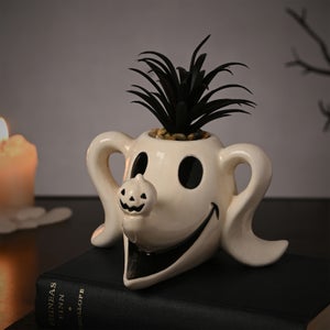 Disney Nightmare Before Christmas Zero Planter With Faux Plant