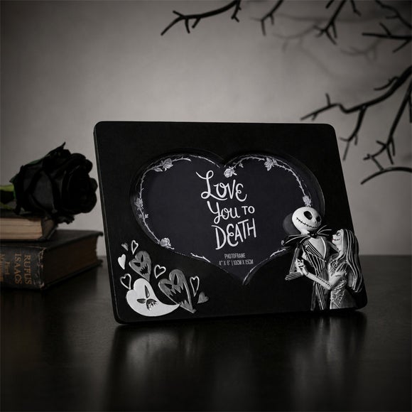 Disney Nightmare Before Christmas Love You To Death Photo Frame