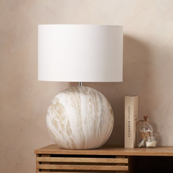 Pacific Lifestyle Viejo Large Stone Effect Ceramic Table Lamp