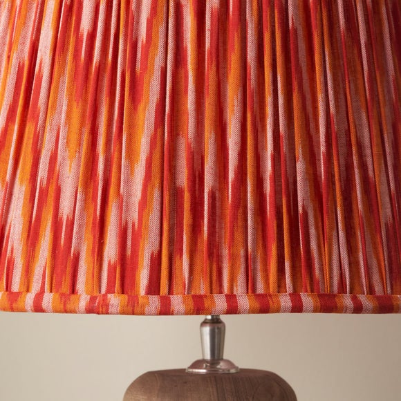 Photo 4 of Pacific Lifestyle Suri Ikat Pattern Mushroom Pleat Tapered Lamp Shade