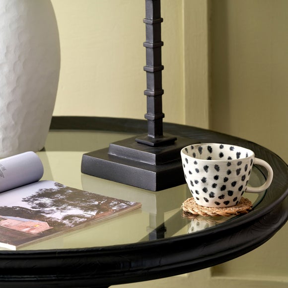 Photo 2 of Pacific Lifestyle Everett Ribbed Metal Stick Table Lamp Base With Nala Safari Shade Photo 2 of Pacific Lifestyle Everett Ribbed Metal Stick Table Lamp Base With Nala Safari Shade