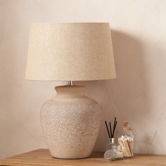 Pacific Lifestyle Rhone Ombre Sand Textured Ceramic Table Lamp